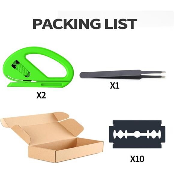 2-Pack Wrapping Paper Cutter With 10 Replaceable Blades, Gift Wrap - Picture 6 of 7